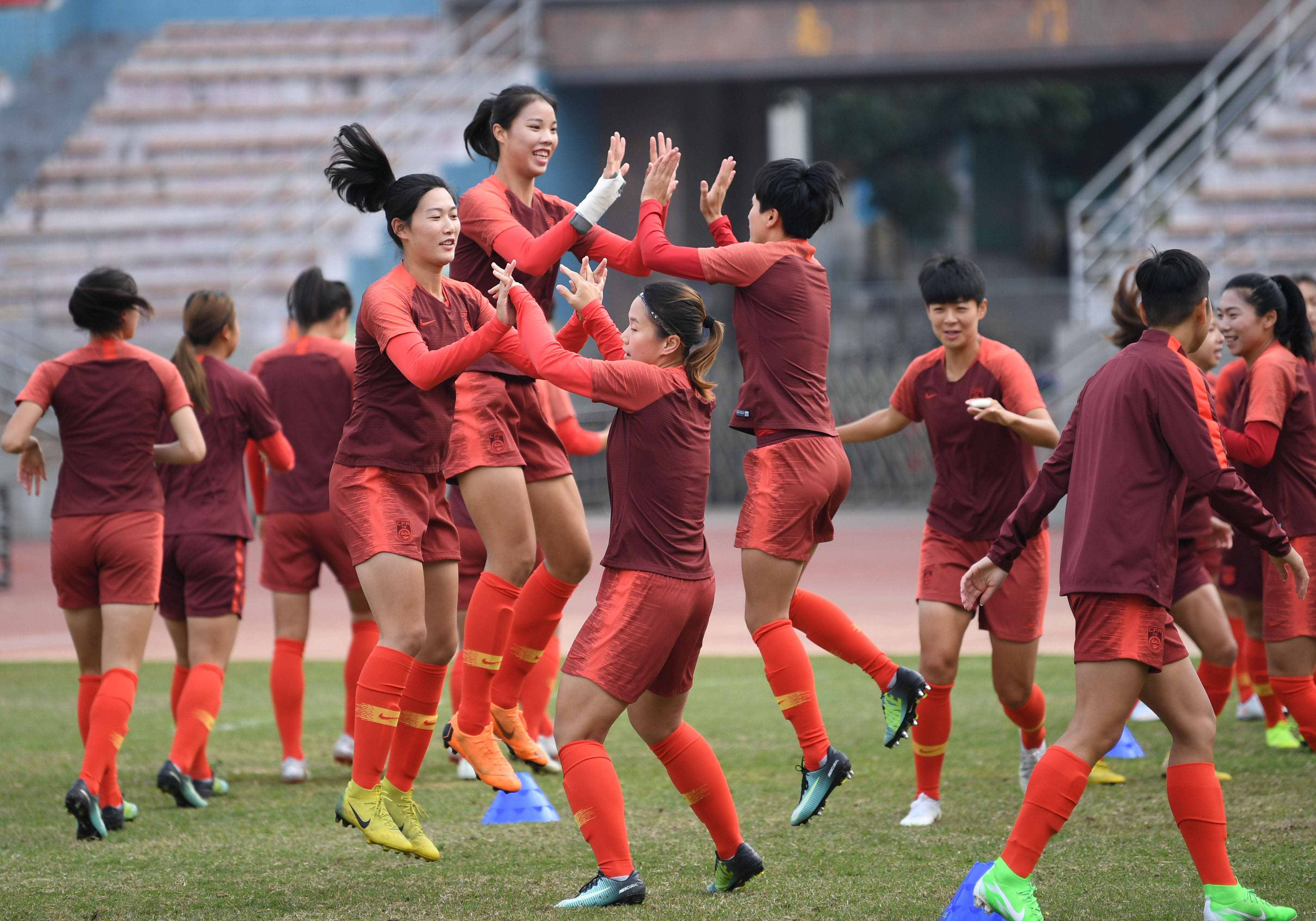 关于中国女足备战亚洲杯，全队备战气氛热烈备战动员的信息